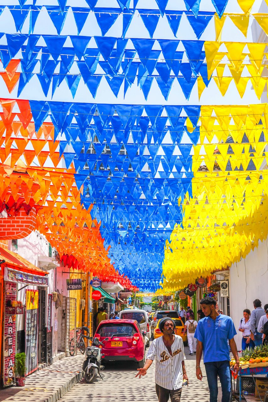 Rue colorée